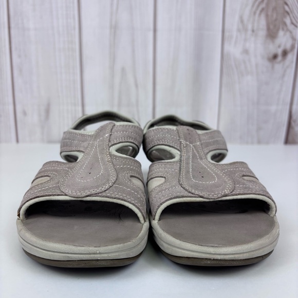 Easy Spirit Highline Leather Sandals Wedge Slip On Slingback Lightweight 10 - Picture 7 of 15